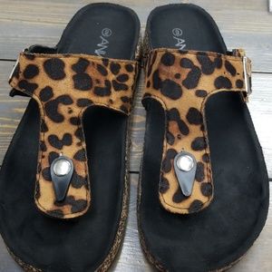 Leopard Sandals
